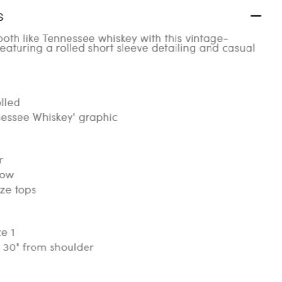 Torrid size 3 Black Slub Knit Smooth As Tennessee Whiskey Vintage Crew Tee - Picture 4 of 7